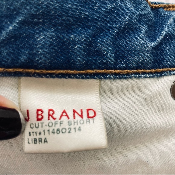 J Brand Women's Libra Blue Denim Cutoff Shorts Size 26 - Picture 16 of 17